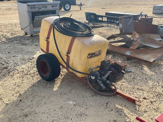2294 - ABSOLUTE - 40 GALLON PULL TYPE SPRAYER