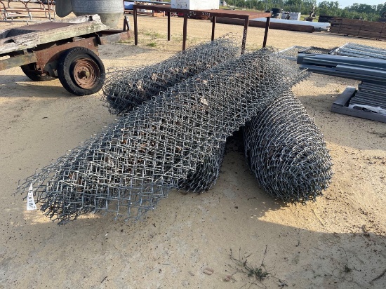 2320 - 5 - ROLLS OF CHAIN LINK FENCE