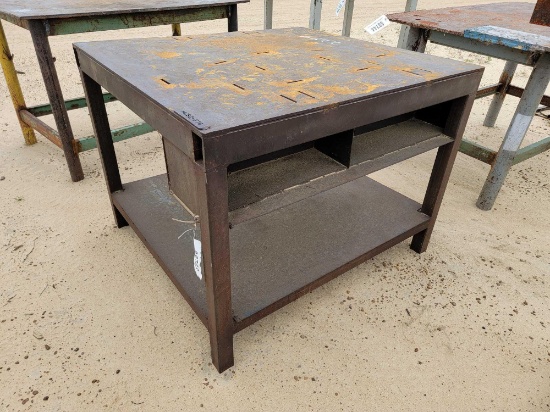 2377 - STEEL WORK TABLE
