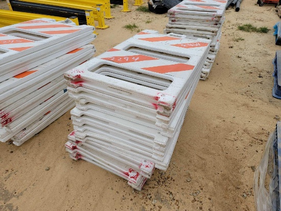 2394 - 10 PLASTICADE SAFTEY STANDS
