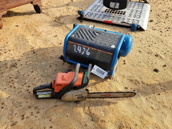 2476 - CHAIN SAW & AIR COMPRESSOR
