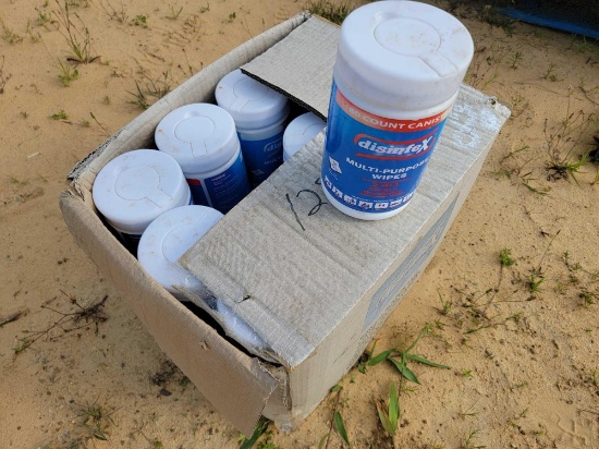 2580 - CASE OF 24 DISINFECTANT WIPES