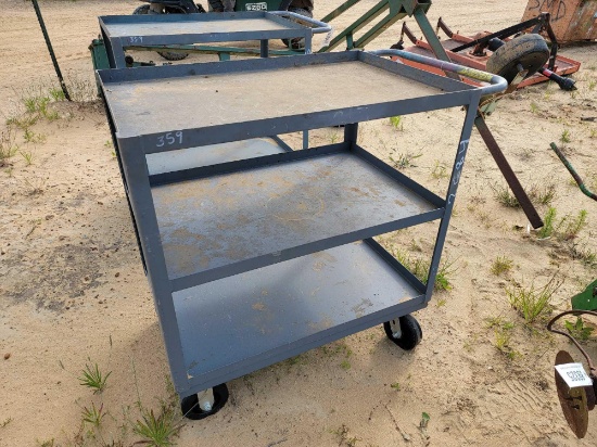 2584 - 24" X 36" ROLLING STEEL CART