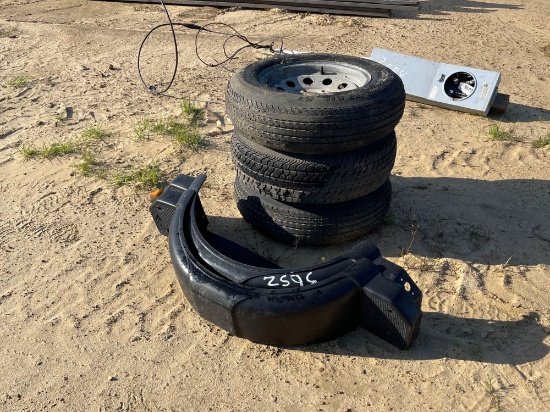 2595 - 3 - TRAILER TIRES & RIMS