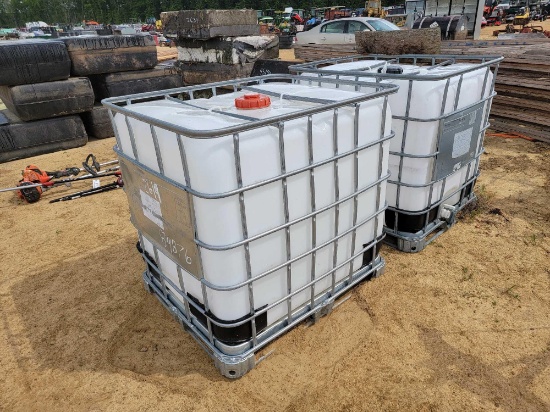 2 - 275 GALLON PLASTIC TANKS