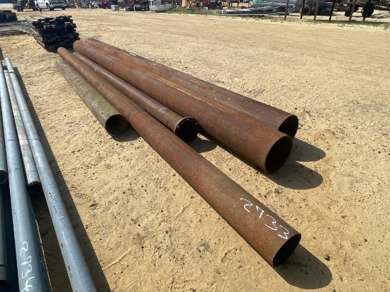 2733 - LOT OF MISCELLANEOUS STEEL PIPE
