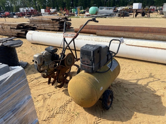 2741 - AIR COMPRESSOR AND TILLER
