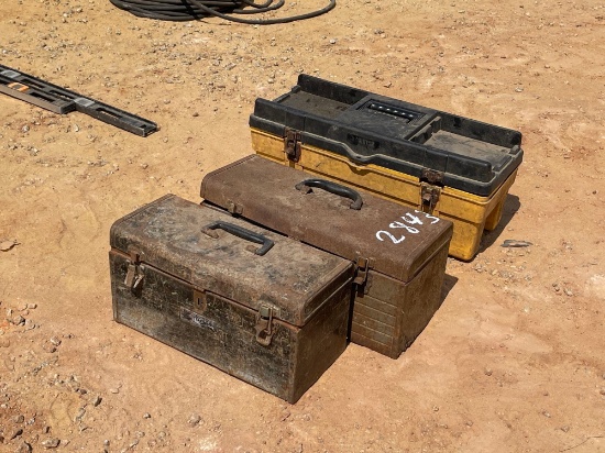 2843 - 4 - TOOL BOXES WITH TOOLS