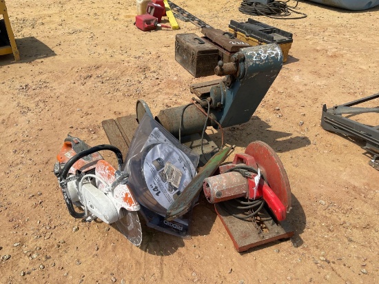 2851 - MILWAUKEE CHOP SAW, STIHL CONCRETE SAW
