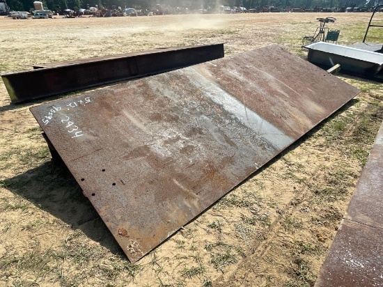 2934 - 5' X 12' X 3/4" STEEL PLATE