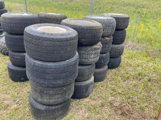 2986 - 16 - GOLF CART TIRES & RIMS