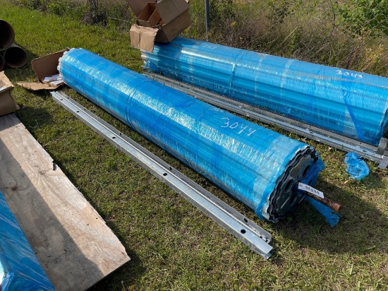 3044 - 8' X 8' METAL ROLL UP DOOR & HARDWARE