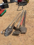 2854 - 5 - SHOVELS & 4 - HOES