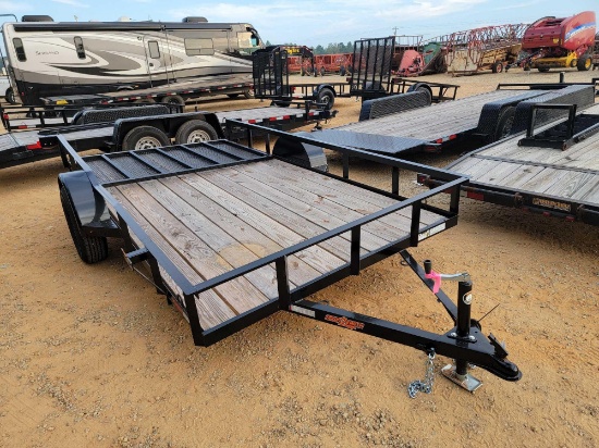 541 - ABSOLUTE - DOWN TO EARTH 76" X 12' TRAILER