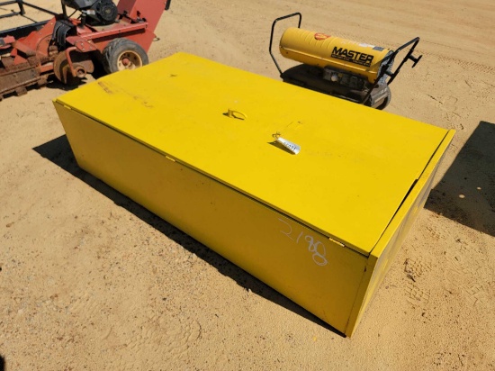 2188 - METAL CABINET & CONTENTS