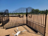 1832 - ABSOLUTE- 20' X 8' WROUGHT IRON GATE