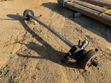 2469 - TRAILER AXLE AND HITCH