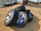 2814 - 4 TIRES AND RIMS