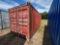 1040 - CARGO SHIPPING CONTAINER 20' LONG X 8' TALL