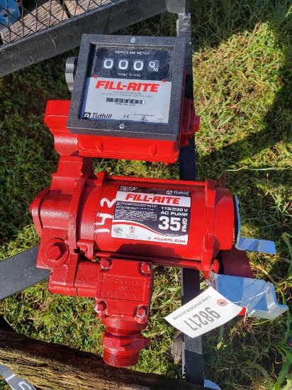 142 - FILL-RITE 35 GPM FUEL PUMP WITH METER