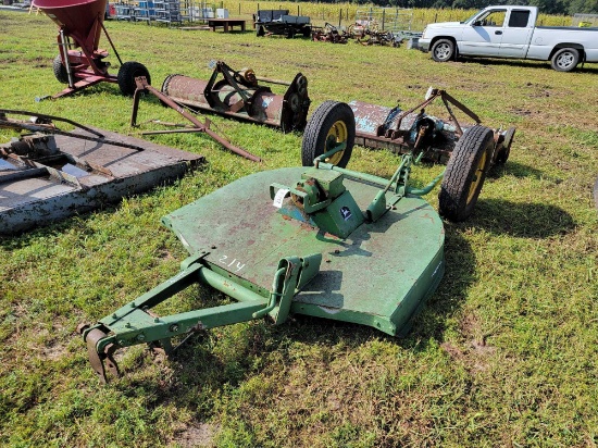 214 - JOHN DEERE 5FT PULL TYPE CUTTER