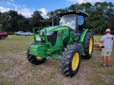 JOHN DEERE 6135E 4WD CAB TRACTOR