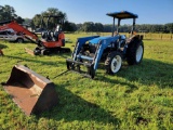 316 - NEW HOLLAND TN55 TRACTOR