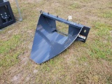 515 - ABSOLUTE - WOLVERINE SKID STEER DIRT SCOOP
