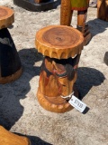714 - ABSOLUTE - TEAKWOOD HORSE SHELF