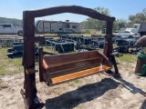 728 - ABSOLUTE -TEAK WOOD 6' SWING AND FRAME