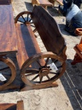 732 - ABSOLUTE - WAGON WHEEL 6' BENCH