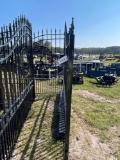 812 - ABSOLUTE - 20' X 8' WROUGHT IRON GATE