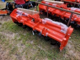 861 - ABSOLUTE - MOWER KING 3PT HITCH, 6' TILLER