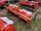 862 - ABSOLUTE - MOWER KING 3PT HITCH, 6' TILLER