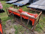 864 - ABSOLUTE - MOWER KING 3PT HITCH, 6' TILLER