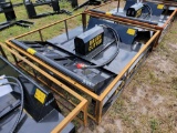 889 - ABSOLUTE - MOWER KING SKID STEER 6' BRUSH