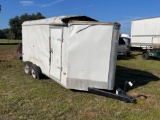 946 - HORTON HAULER 6' X 18' ENCLOSED TRAILER