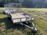 965 - 2022 ALUMIUM TRAILER 6 X 10 WITH GATE