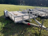 968 - 2022 ALUMIUM TRAILER 6 X 10 WITH GATE