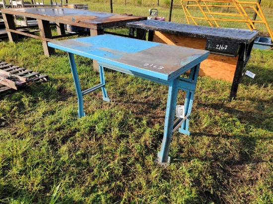 2163 - METAL WORK TABLE