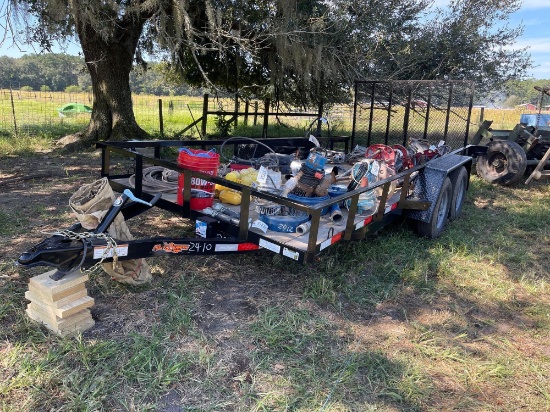 2410 - ABSOLUTE - 2023 7' X 16' GATE TRAILER