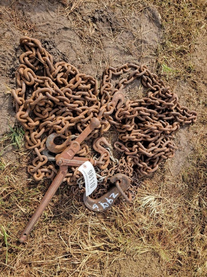 2496 - CHAINS (3) AND BINDER (1)