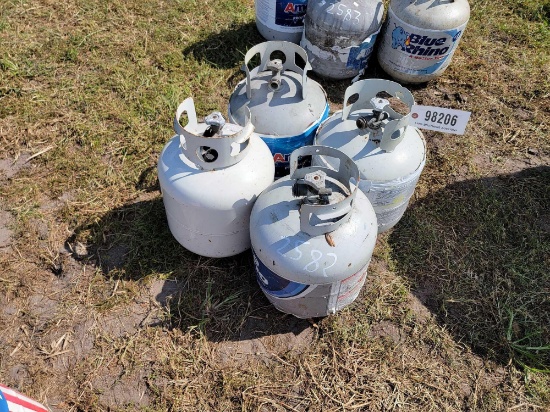 2582 - 20LB LP GAS TANKS (4)