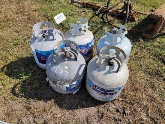 2583 - 20LB LP GAS TANKS (5)