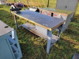2155 - METAL WORK DESK