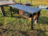 2162 - METAL WORK TABLE