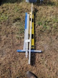 2529 - LEVELS-4, T SQUARES-3, DEWALT MEASURE STICK