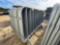 1418 - ABSOLUTE - 25 PC. GALVANIZED SITE FENCE