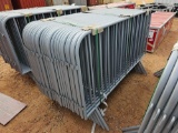 1304 - ABSOLUTE - 25 PC PORTABLE GALV FENCE