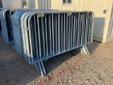 1392 - ABSOLUTE - 25 PC PORTABLE GALV SITE FENCE